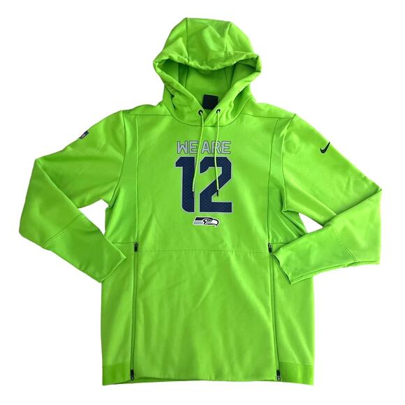 Nike NFL Thermal Seattle Seahawks We Are 12 Hoodie Sweatshirt Size Men's Small - Picture 2 of 5